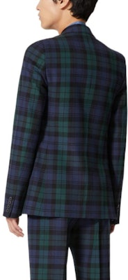 Valentino SS22 绿色花卉刺绣格纹西装外套 1V3CEE108JSQB5 Purchase Valentino SS22 绿色花卉刺绣格纹西装外套 1V3CEE108JSQB5