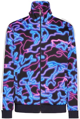 Valentino SS22 螢光迷彩拉鍊連帽外套 黑色 XV3MF21I86EN36 Buy Valentino SS22 螢光迷彩拉鍊連帽外套 黑色 XV3MF21I86EN36