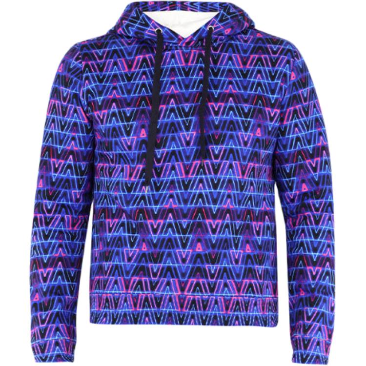 Valentino SS22 Neon Logo Pullover Sweatshirt  Blue. XV3MF21D85SE58