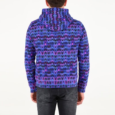 ヴァレンティノ SS22 ネオンロゴ プルオーバースウェットシャツ ブルー. XV3MF21D85SE58 Shop ヴァレンティノ SS22 ネオンロゴ プルオーバースウェットシャツ ブルー. XV3MF21D85SE58