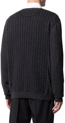 Valentino SS22 黑色图案提花羊毛针织毛衣 VKC16D7K0G93 Purchase Valentino SS22 黑色图案提花羊毛针织毛衣 VKC16D7K0G93