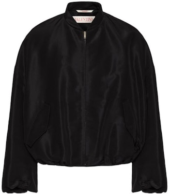 ヴァレンティノ SS22 シルクポケット ロングスリーブジャケット ブラック XV0CIL458E50NO Order ヴァレンティノ SS22 シルクポケット ロングスリーブジャケット ブラック XV0CIL458E50NO