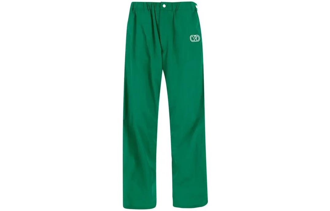 Order Pantalones Casuales Verdes Valentino SS22 Pierna Recta 1V3RBI458LF635