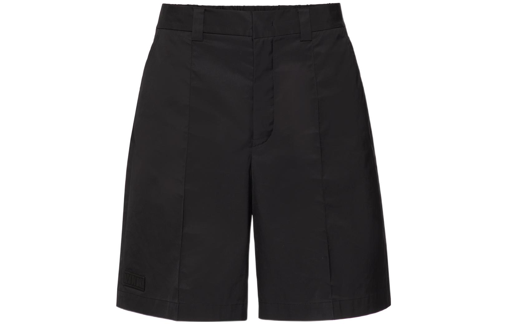 Order Valentino SS22 Vltn Tag Solid Color Bermuda Casual Shorts for Men. XV3RDA947VL0NO