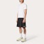 Lookbook Valentino SS22 Vltn Tag Solid Color Bermuda Casual Shorts for Men. XV3RDA947VL0NO
