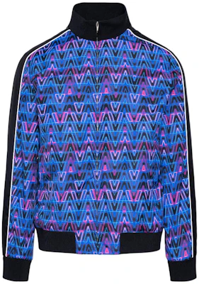 Valentino SS22 藍色印花高領拉鍊外套 - 長袖外套 XV3CIK9080GAC0 Buy Valentino SS22 藍色印花高領拉鍊外套 - 長袖外套 XV3CIK9080GAC0