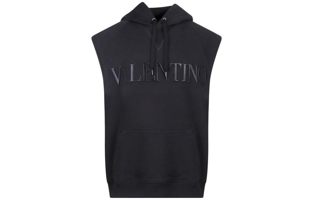 Order Valentino SS23 黑色休閒字母印花衛衣 XV0MF21U8F80NO