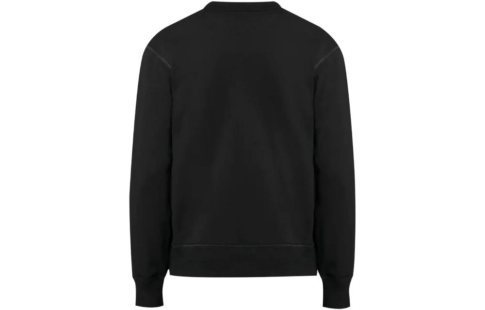 Lookbook Valentino SS23 Baju Sweater Hitam Logo Cetak Lengan Panjang Crewneck 3V3MF26G9GCNB3