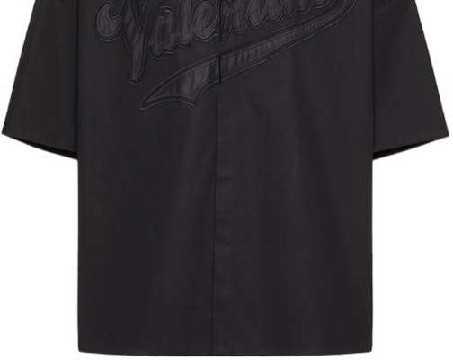Valentino SS23 Black Polo Shirt with Solid Logo Print. 2V3AAD158YH0NO Sizing Valentino SS23 Black Polo Shirt with Solid Logo Print. 2V3AAD158YH0NO