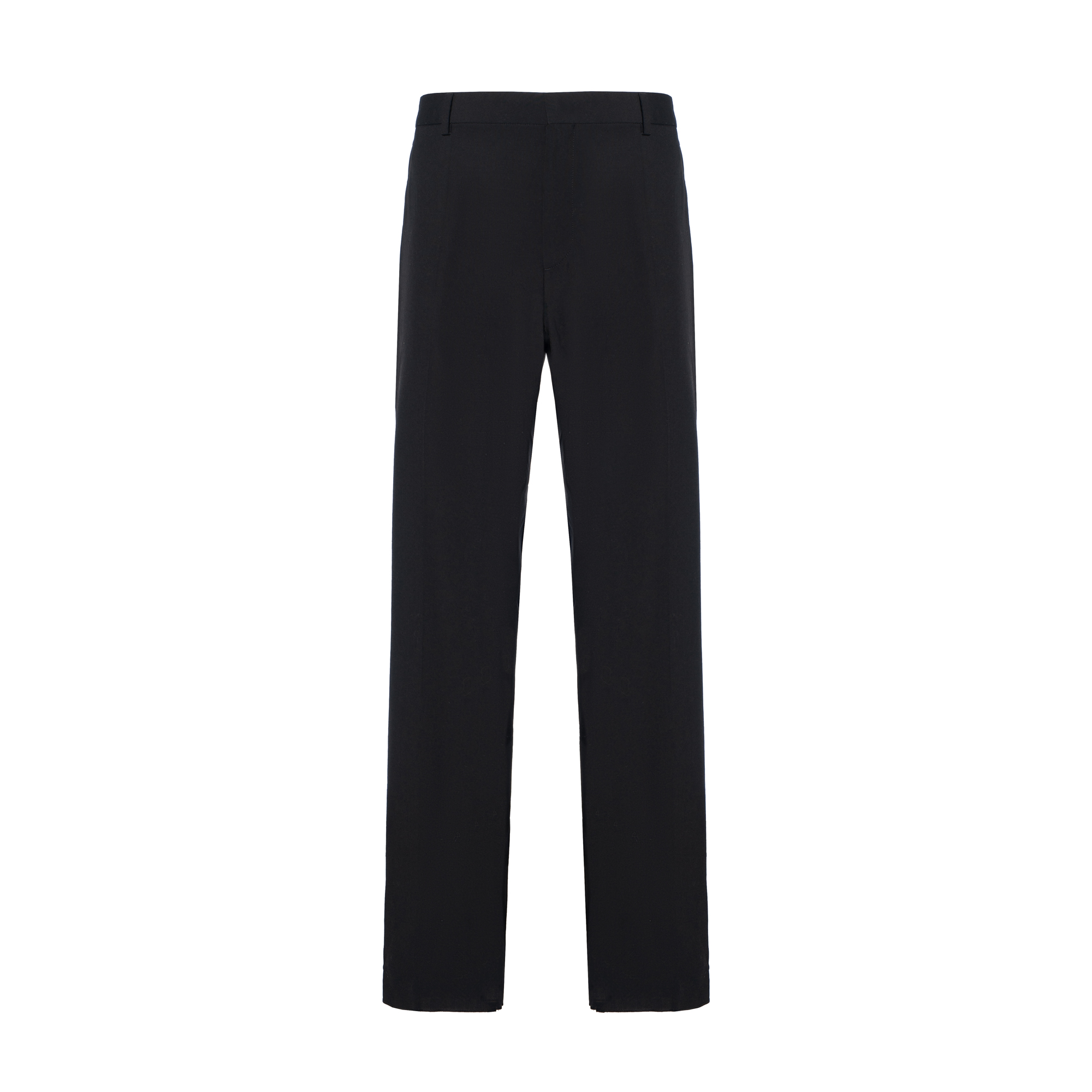 Valentino SS23  Black Straight-Leg Hidden Zipper Casual Pants. 2V3RB5448EJ-0NO