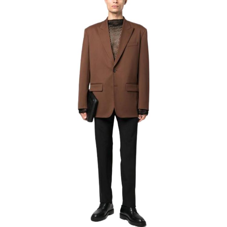 Lookbook ヴァレンティノ SS23 ブラック ストレートレッグ 隠しジッパー カジュアルパンツ 2V3RB5448EJ-0NO