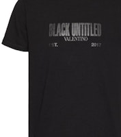 Valentino SS23 Kaos Hitam dengan Logo Print dan Detail Stud. 2V3MG13C9690NO Cheap Valentino SS23 Kaos Hitam dengan Logo Print dan Detail Stud. 2V3MG13C9690NO