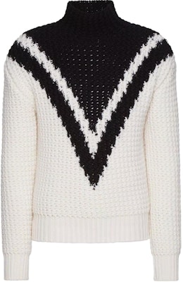Valentino SS23 Ivory Sweater Berjalur Turtleneck Warna Campuran. 2V3KC23P94W0AN Buy Valentino SS23 Ivory Sweater Berjalur Turtleneck Warna Campuran. 2V3KC23P94W0AN