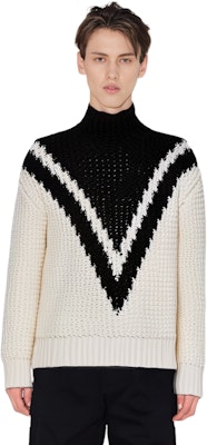 Valentino SS23 Ivory Sweater Berjalur Turtleneck Warna Campuran. 2V3KC23P94W0AN Shop Valentino SS23 Ivory Sweater Berjalur Turtleneck Warna Campuran. 2V3KC23P94W0AN