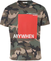 Valentino SS23 Oversized Camouflage Logo Print T-Shirt Dark Green. PV3MG10Q-3M0-F00 Valentino SS23 Oversized Camouflage Logo Print T-Shirt Dark Green. PV3MG10Q-3M0-F00