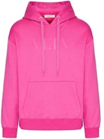 Valentino SS23 Pink Letter Print Pullover Hoodie. 2V3MF15P96Q-UWT Valentino SS23 Pink Letter Print Pullover Hoodie. 2V3MF15P96Q-UWT