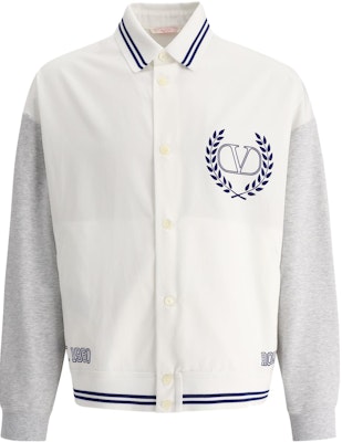 ヴァレンティノ SS23 ホワイト カラーブロック ロゴプリント ボタンアップジャケット. 2V3CIM4591R-V2A Order ヴァレンティノ SS23 ホワイト カラーブロック ロゴプリント ボタンアップジャケット. 2V3CIM4591R-V2A