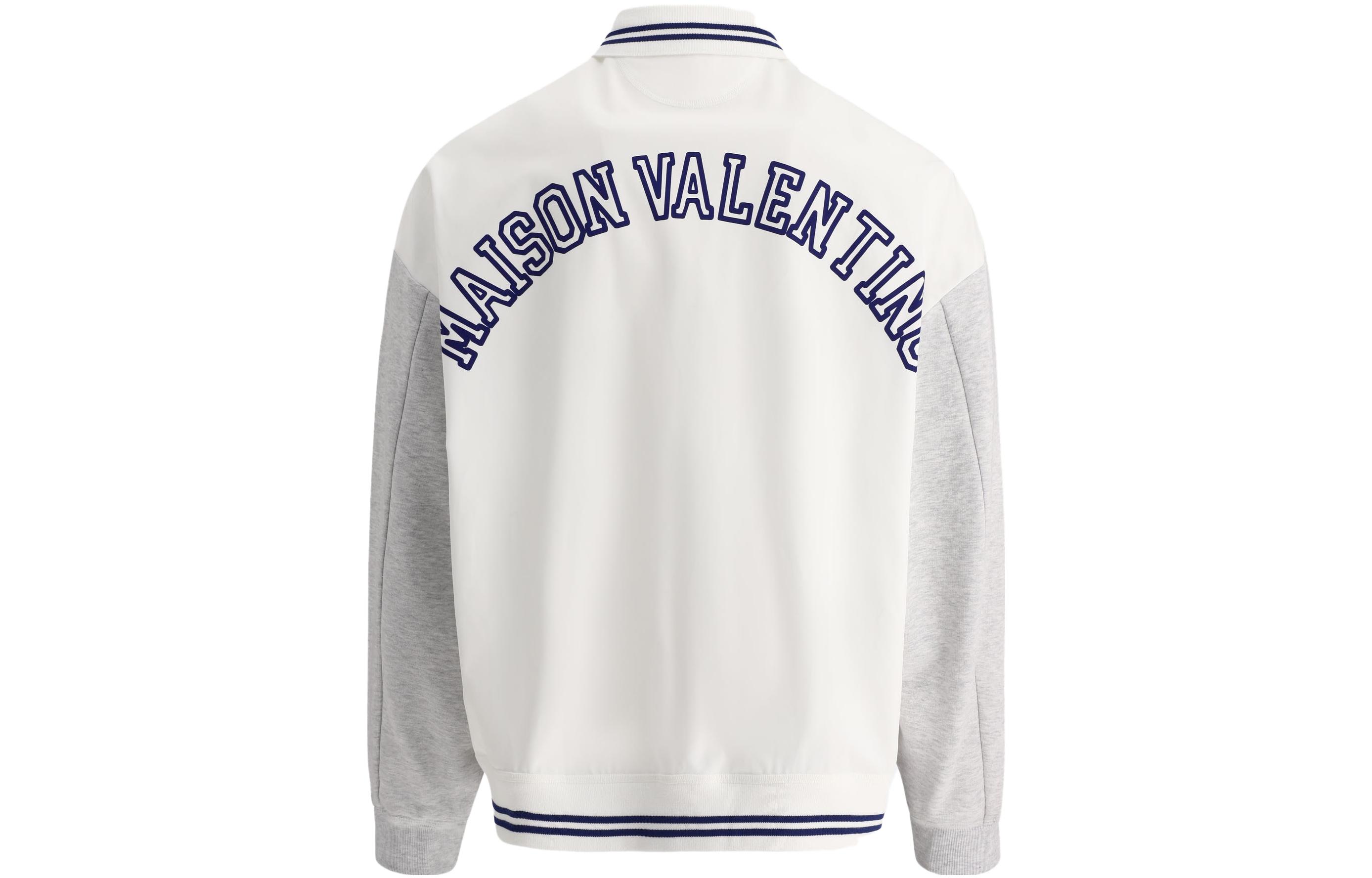 Lookbook ヴァレンティノ SS23 ホワイト カラーブロック ロゴプリント ボタンアップジャケット. 2V3CIM4591R-V2A