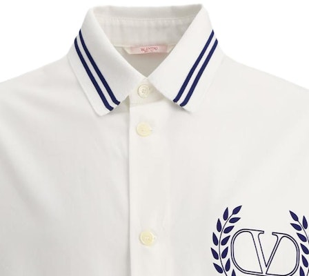 ヴァレンティノ SS23 ホワイト カラーブロック ロゴプリント ボタンアップジャケット. 2V3CIM4591R-V2A Sizing ヴァレンティノ SS23 ホワイト カラーブロック ロゴプリント ボタンアップジャケット. 2V3CIM4591R-V2A