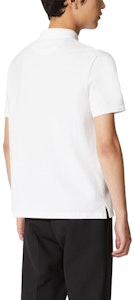 Valentino SS23 Kaos Polo Putih dengan Cetak Logo Huruf. VMH01K954-0BO Shop Valentino SS23 Kaos Polo Putih dengan Cetak Logo Huruf. VMH01K954-0BO