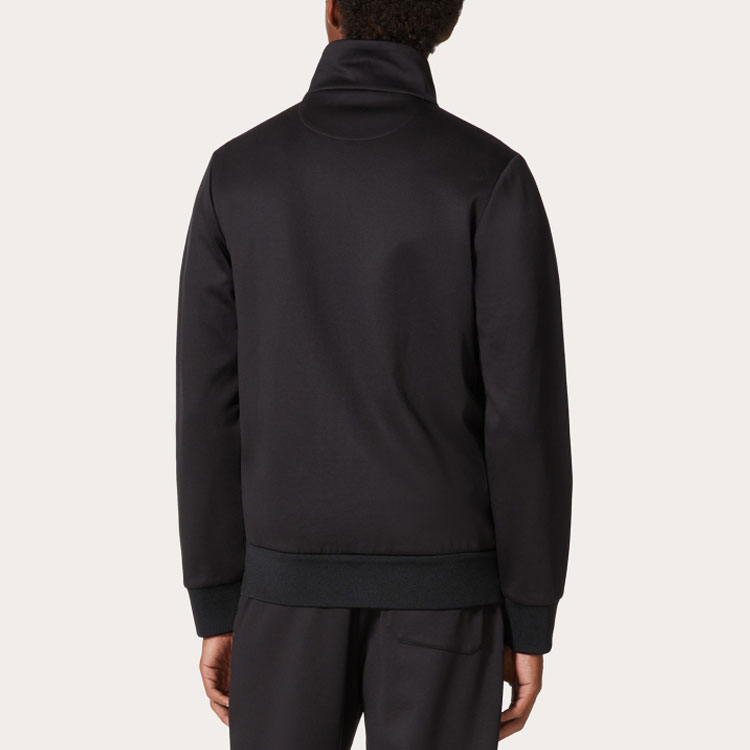 Valentino SS23 Black High-Neck Zip-Up Casual Jacket 2V3MF25D95A0NO 圖 4