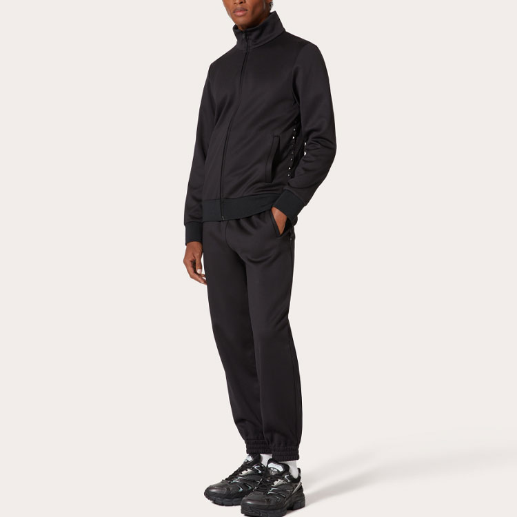 Valentino SS23 Black High-Neck Zip-Up Casual Jacket 2V3MF25D95A0NO 圖 5