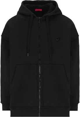 Valentino SS23 黑色純色拉鍊連帽抽繩外套 1V0MF24B8VP-0NO Buy Valentino SS23 黑色純色拉鍊連帽抽繩外套 1V0MF24B8VP-0NO
