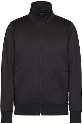 Valentino SS23 Jaket Track Pria Hitam Berleher Tinggi Lengan Panjang dengan Studs. VMF25D95A0NO Order Valentino SS23 Jaket Track Pria Hitam Berleher Tinggi Lengan Panjang dengan Studs. VMF25D95A0NO