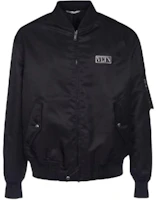 Valentino SS23 Black Zip-Up Jacket with Letter Logo Design VV3CIF122KP0NO Valentino SS23 Black Zip-Up Jacket with Letter Logo Design VV3CIF122KP0NO