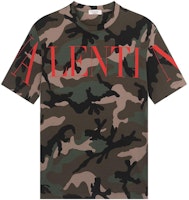 Valentino SS23 Camouflage Letter Print Crewneck T-Shirt Men’s Camouflage SV0MG04G5SL-J63 Valentino SS23 Camouflage Letter Print Crewneck T-Shirt Men’s Camouflage SV0MG04G5SL-J63