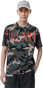 Valentino SS23 Kaos Pria Camouflage Letter Print Crewneck. SV0MG04G5SL-J63 Shop Valentino SS23 Kaos Pria Camouflage Letter Print Crewneck. SV0MG04G5SL-J63