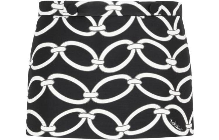 Order Valentino SS23 Rok Mini Hitam Motif Rantai Lengkap 2B3RA9957N5-0NA