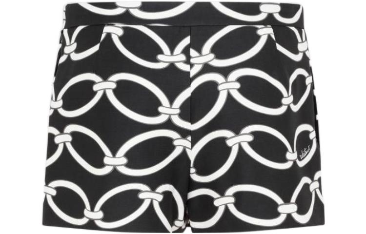 Lookbook Valentino SS23 Rok Mini Hitam Motif Rantai Lengkap 2B3RA9957N5-0NA