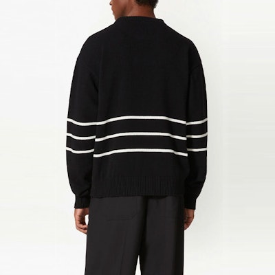 Valentino SS23 Logo 編織毛衣 黑色 2V3KC23N94V-0NA Shop Valentino SS23 Logo 編織毛衣 黑色 2V3KC23N94V-0NA