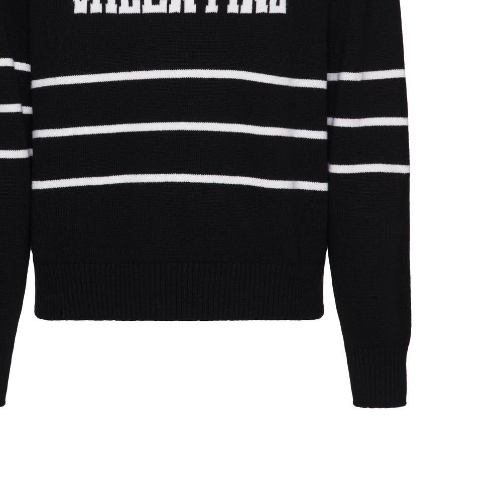 Sizing Valentino SS23 Logo 編織毛衣 黑色 2V3KC23N94V-0NA