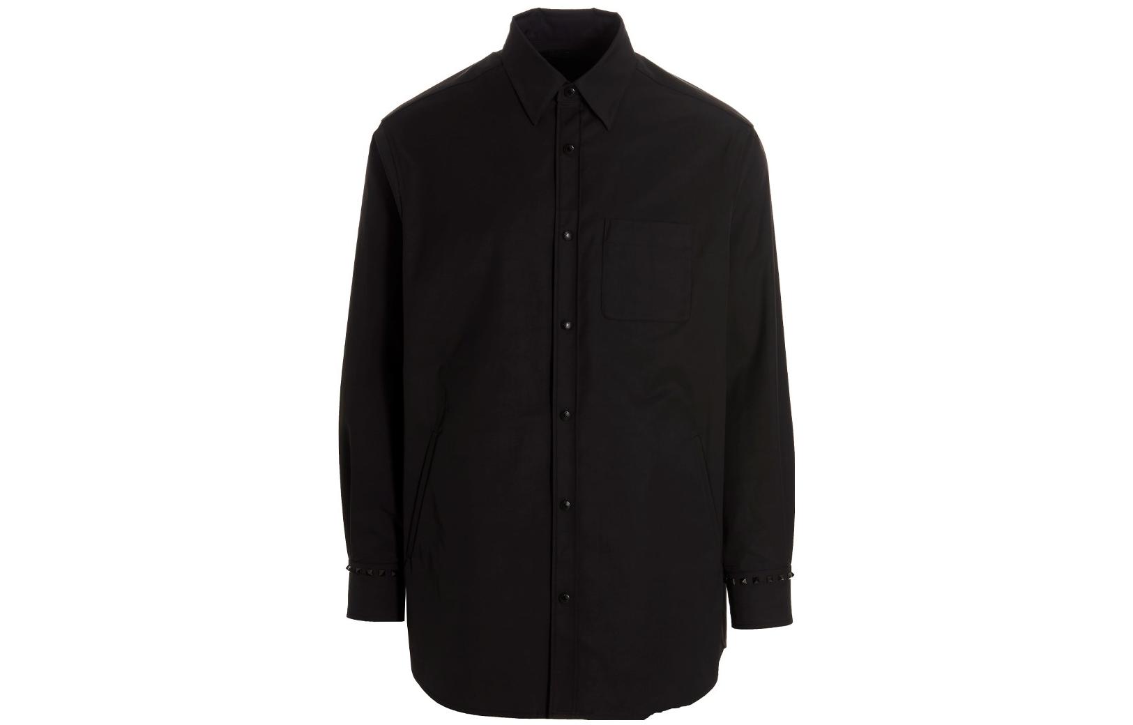 Order Valentino SS23 純黑色單排扣長袖外套 2V3CIF017VL-0NO