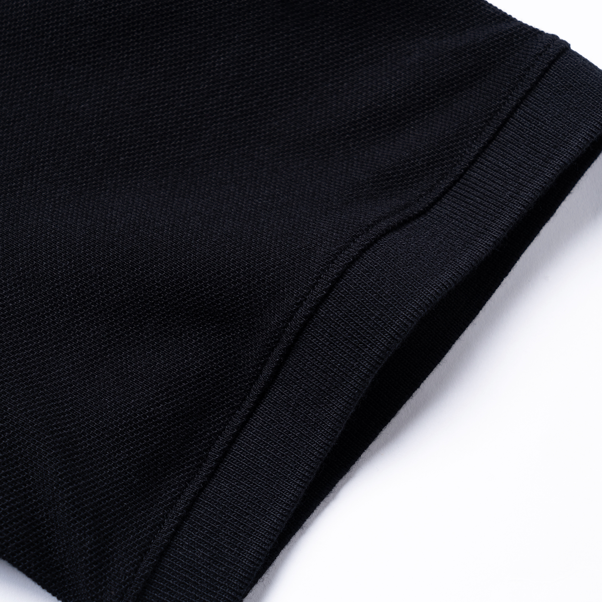 Cheap Valentino SS23 Baju Polo Lelaki Hitam Berstud Warna Solid 2V3MH01K952-0NO