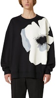 Valentino SS24 花卉印花黑色寬鬆版圓領汗衫。 4V0MF27MA1WYSW Lookbook Valentino SS24 花卉印花黑色寬鬆版圓領汗衫。 4V0MF27MA1WYSW