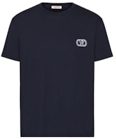 Valentino SS24 Letter Logo Crewneck Casual T-Shirt. 4V3MG10V9LJ Valentino SS24 Letter Logo Crewneck Casual T-Shirt. 4V3MG10V9LJ