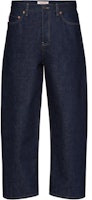 Valentino SS24 Mid-Rise Straight-Leg Loose Fit Jeans Blue 5V0DE03YAEM528 Valentino SS24 Mid-Rise Straight-Leg Loose Fit Jeans Blue 5V0DE03YAEM528
