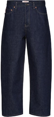 Valentino SS24 中腰直筒寬鬆版牛仔褲 藍色 5V0DE03YAEM528 Order Valentino SS24 中腰直筒寬鬆版牛仔褲 藍色 5V0DE03YAEM528