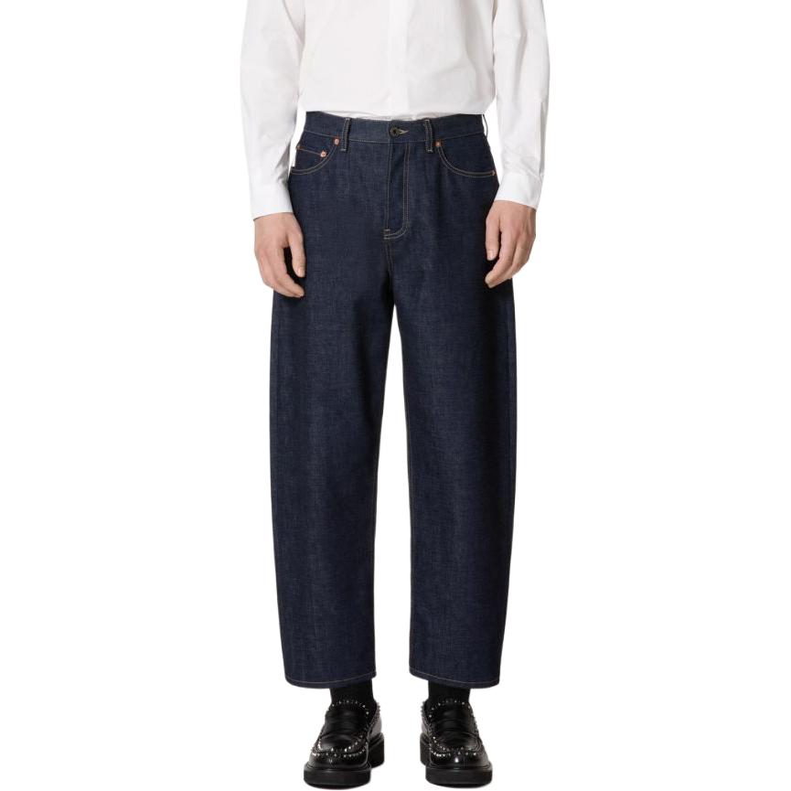 Lookbook Valentino SS24 中腰直筒寬鬆版牛仔褲 藍色 5V0DE03YAEM528