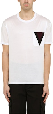 Valentino SS24 几何图案圆领短袖T恤 白色 4V3MG01F9Y20BO Order Valentino SS24 几何图案圆领短袖T恤 白色 4V3MG01F9Y20BO