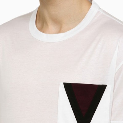Valentino SS24 几何图案圆领短袖T恤 白色 4V3MG01F9Y20BO Purchase Valentino SS24 几何图案圆领短袖T恤 白色 4V3MG01F9Y20BO