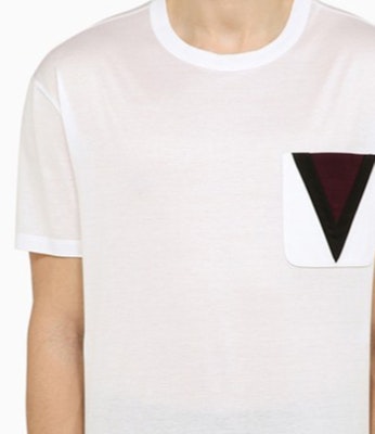 Valentino SS24 几何图案圆领短袖T恤 白色 4V3MG01F9Y20BO Sizing Valentino SS24 几何图案圆领短袖T恤 白色 4V3MG01F9Y20BO