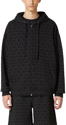 Valentino SS24 V-Logo Print Oversized Sweatshirt Black 4V3MF27K9VUMXM Shop Valentino SS24 V-Logo Print Oversized Sweatshirt Black 4V3MF27K9VUMXM