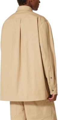 Valentino SS25 咖啡棕色纯色纽扣衬衫 2V3CIF2380W-0BG Shop Valentino SS25 咖啡棕色纯色纽扣衬衫 2V3CIF2380W-0BG