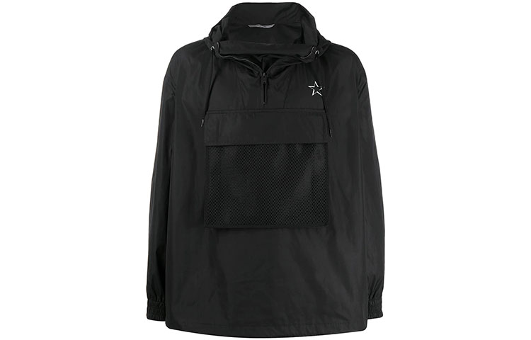 Valentino Star-Print Windbreaker Jacket Black VCIF955VWN31