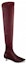 Shop Valentino But Perkebat Lutut 'Burgundy' 564FGHO