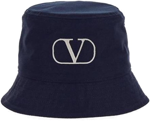 Sombrero de Cubo Azul Valentino V Logo de Algodón - Accesorio de Moda 2Y2HGA32HCY671 Buy Sombrero de Cubo Azul Valentino V Logo de Algodón - Accesorio de Moda 2Y2HGA32HCY671